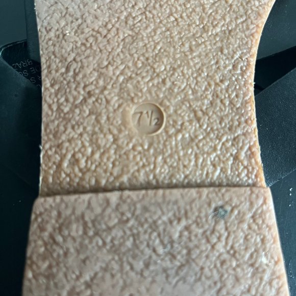 Madewell The Boardwalk Woven Slide Black Sandals Size 7.5 Style L1165 - Picture 10 of 11